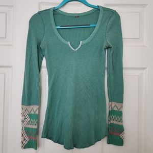 Free People Long Sleeve Shirt